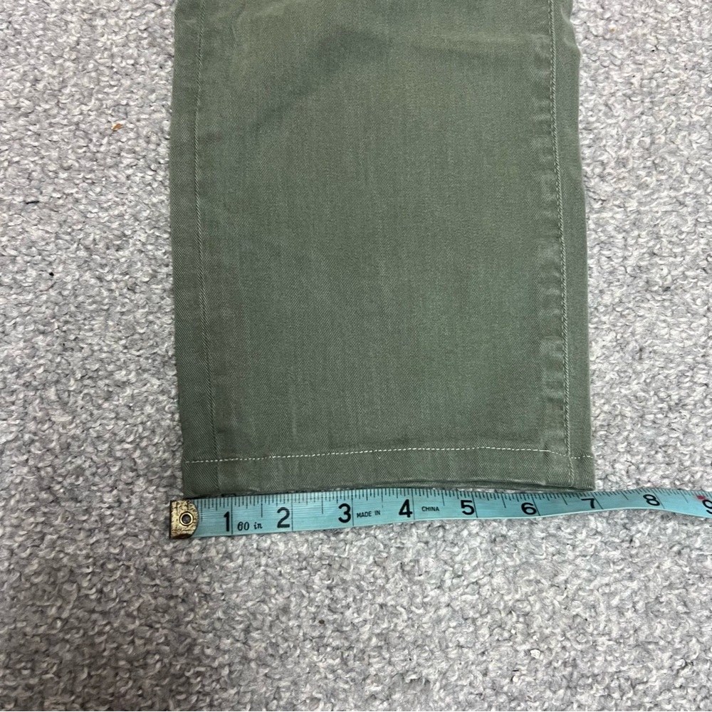Frame Jeans Mens 31x26 Green L Homme Slim Wash Military Stretch Pants Denim - Picture 3 of 11